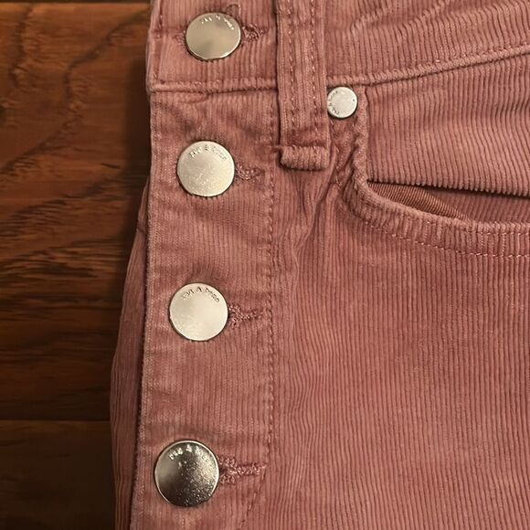 Rag & Bone Distressed Nina High Rise Ankle Skinny Raw Hem Corduroy Pants - Picture 8 of 14